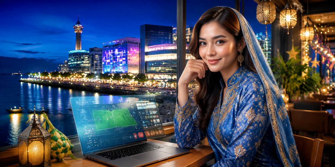 Pemain wanita Malaysia dalam baju kurung menikmati platform pertaruhan surga88
